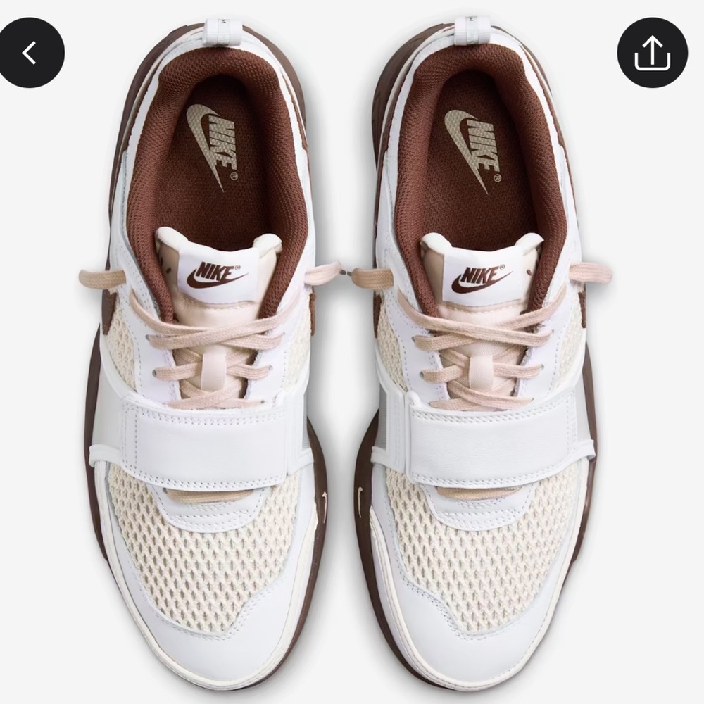 Travis Scott X Zoom Field Jaxx White/Light Chocolate - Picture 4 of 12